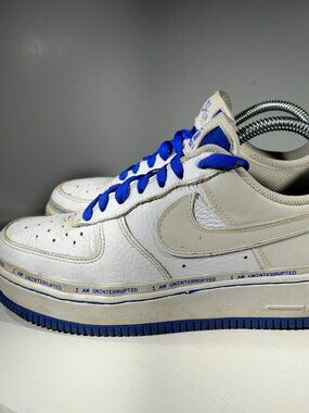 Nike Air Force 1 More Than an Athlete Mens Shoes Size 7 White Sneakers AF1 Low